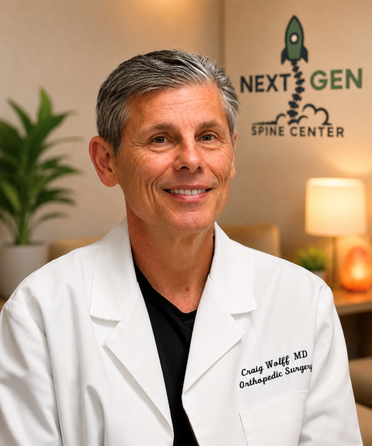 Dr. Craig Wolff, MD, developer of Spinal Regenaplasty and former Chief of Spine Surgery at Laser Spine Institute and the Bonati Spine Institute